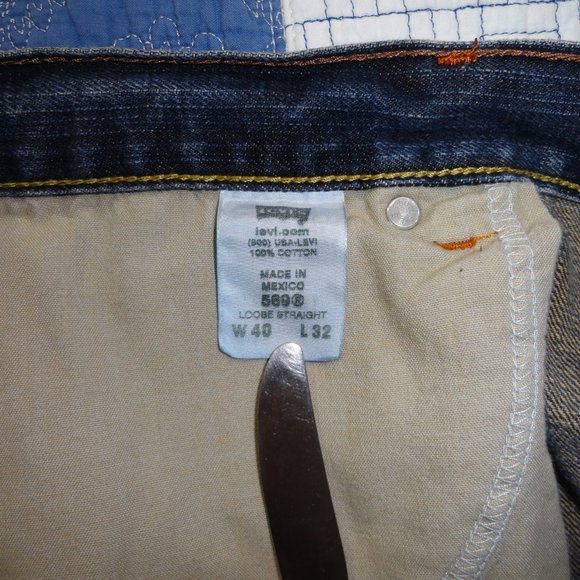 Levi's 569 jeans, 40 x 32, Loose Straight, W40 L32 - Picture 7 of 12